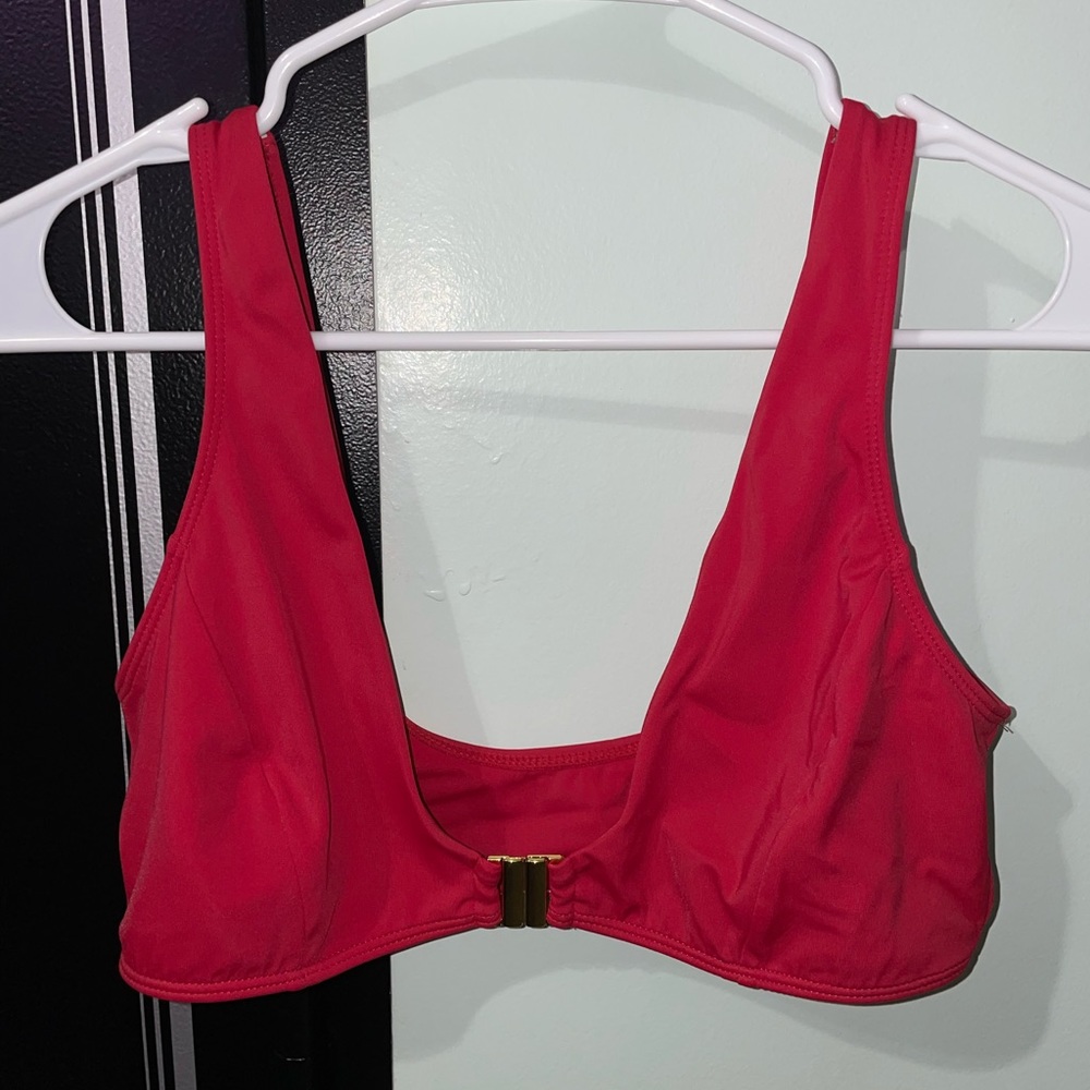 Front Closure Red Bikini Top - Kendall & Kylie